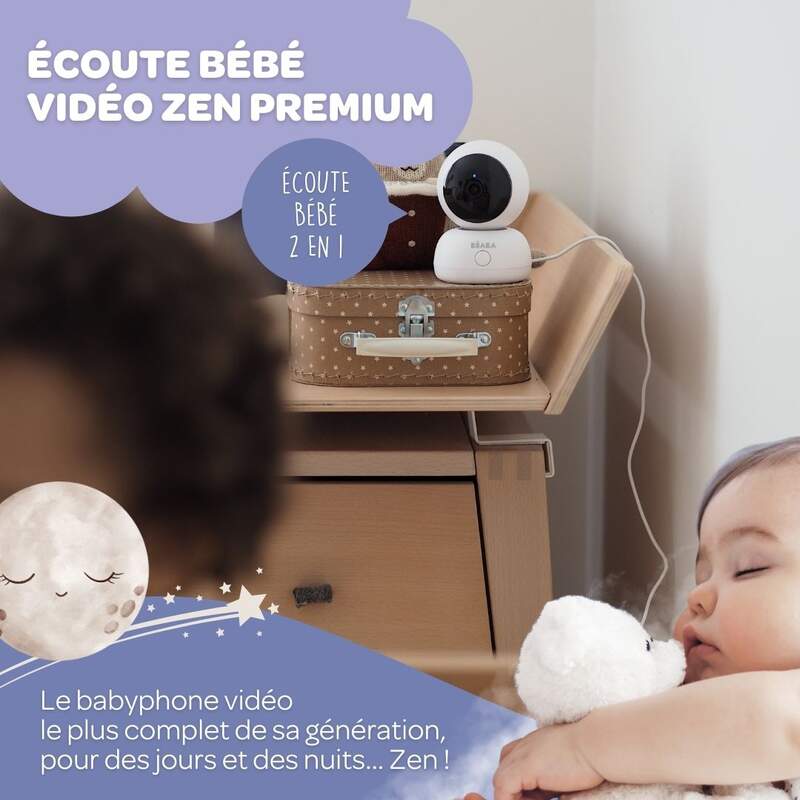 Ecoute bébé vidéo Zen Premium