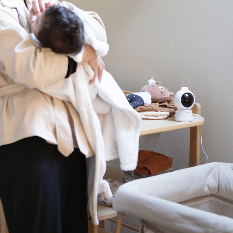Ecoute bébé Vidéo Zen Smart AI Blanc Beaba lifestyle 3