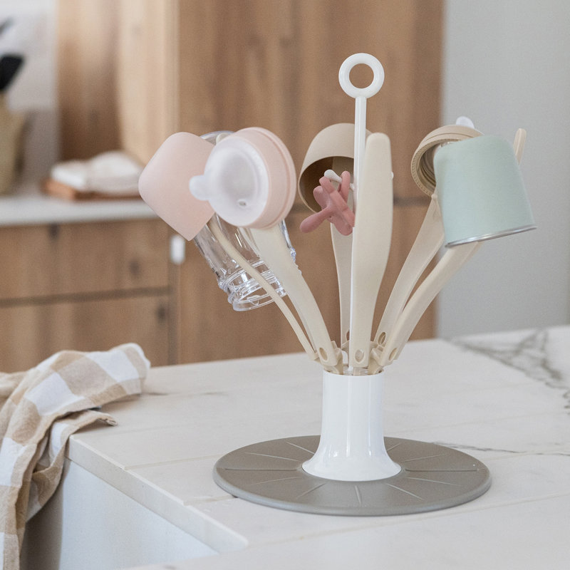 Égoutte-biberon pliable Flower Argile lifestyle 2