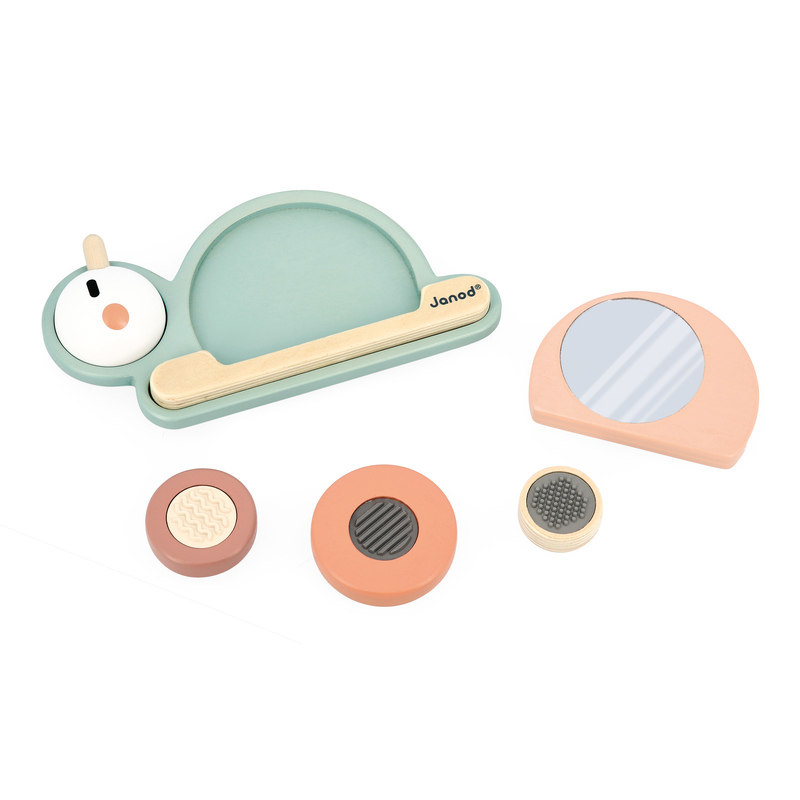 Empilable Sensoriel Escargot Sweet Cocoon JANOD face2