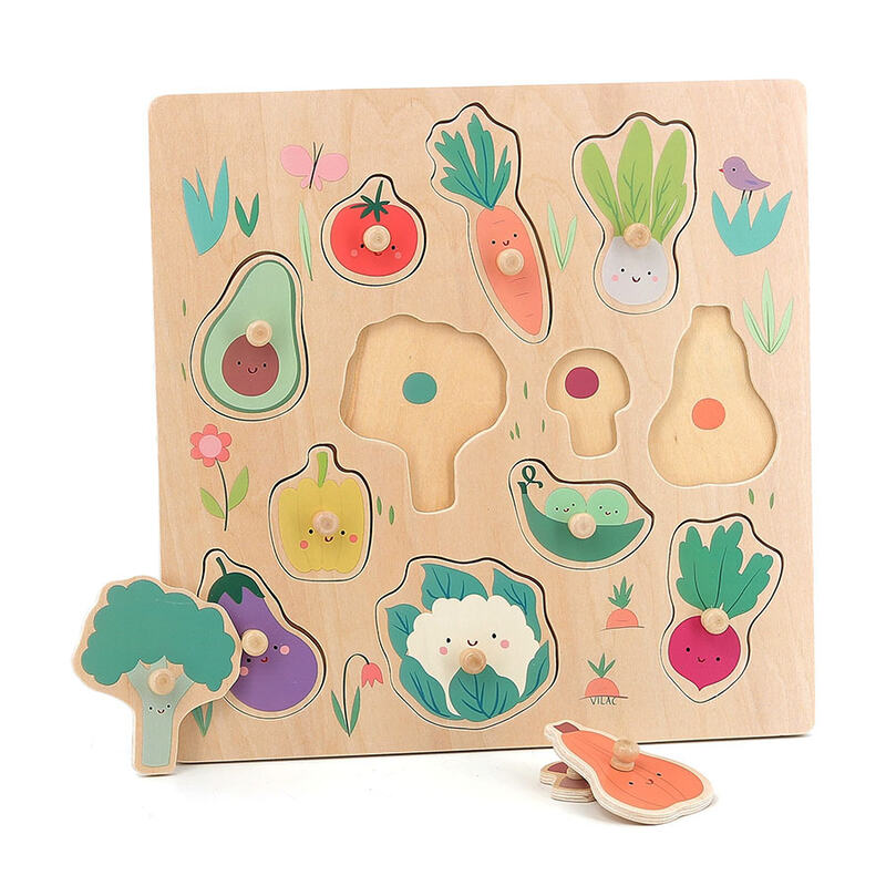 Encastrement boutons bois légumes Sarah Betz VILAC Produit face3