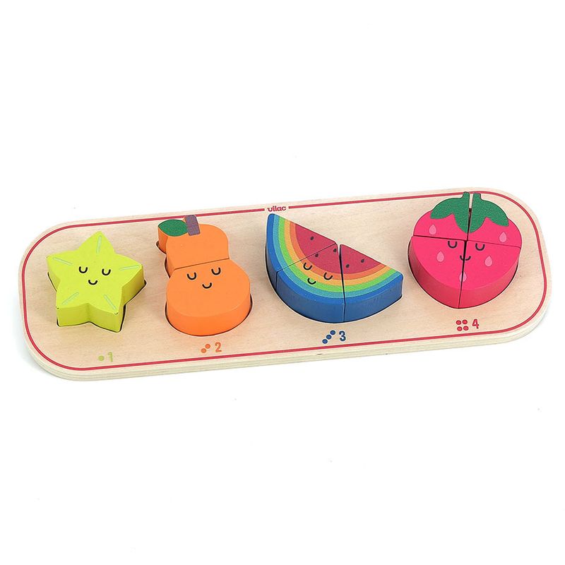 Encastrement en bois J’apprends à compter les fruits Andy Westface Vilac produit