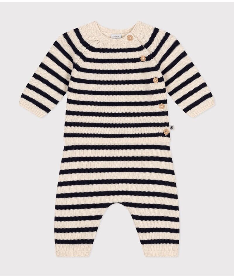 Ensemble 2 Pieces Marinière PETIT BATEAU ensemble