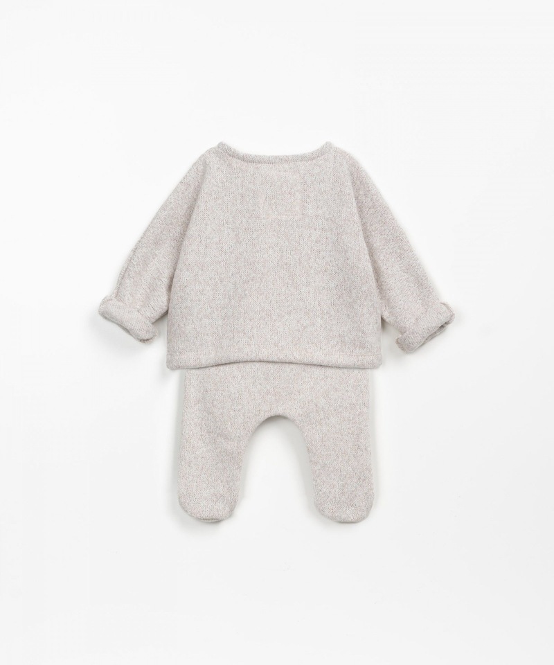 Ensemble bébé pull et pantalon en jersey So-So PLAY UP dos