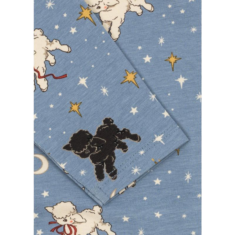 Ensemble Body Pyjama Mouton 12 mois KONGES SLOJD zoom manche