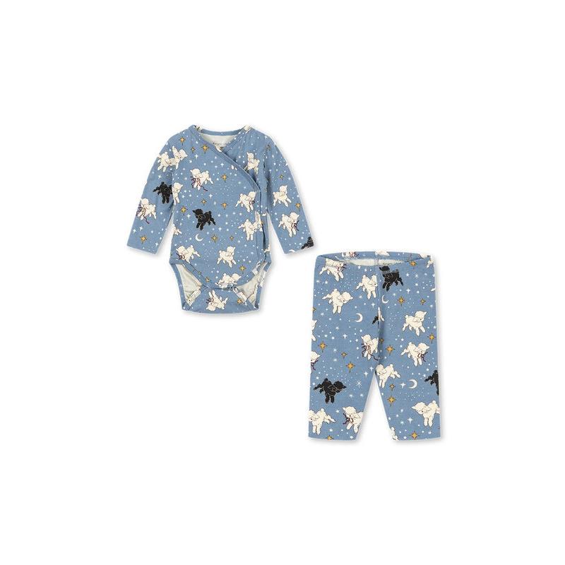 Ensemble Body Pyjama Nouveau-né Mouton KONGES SLOJD photo produit