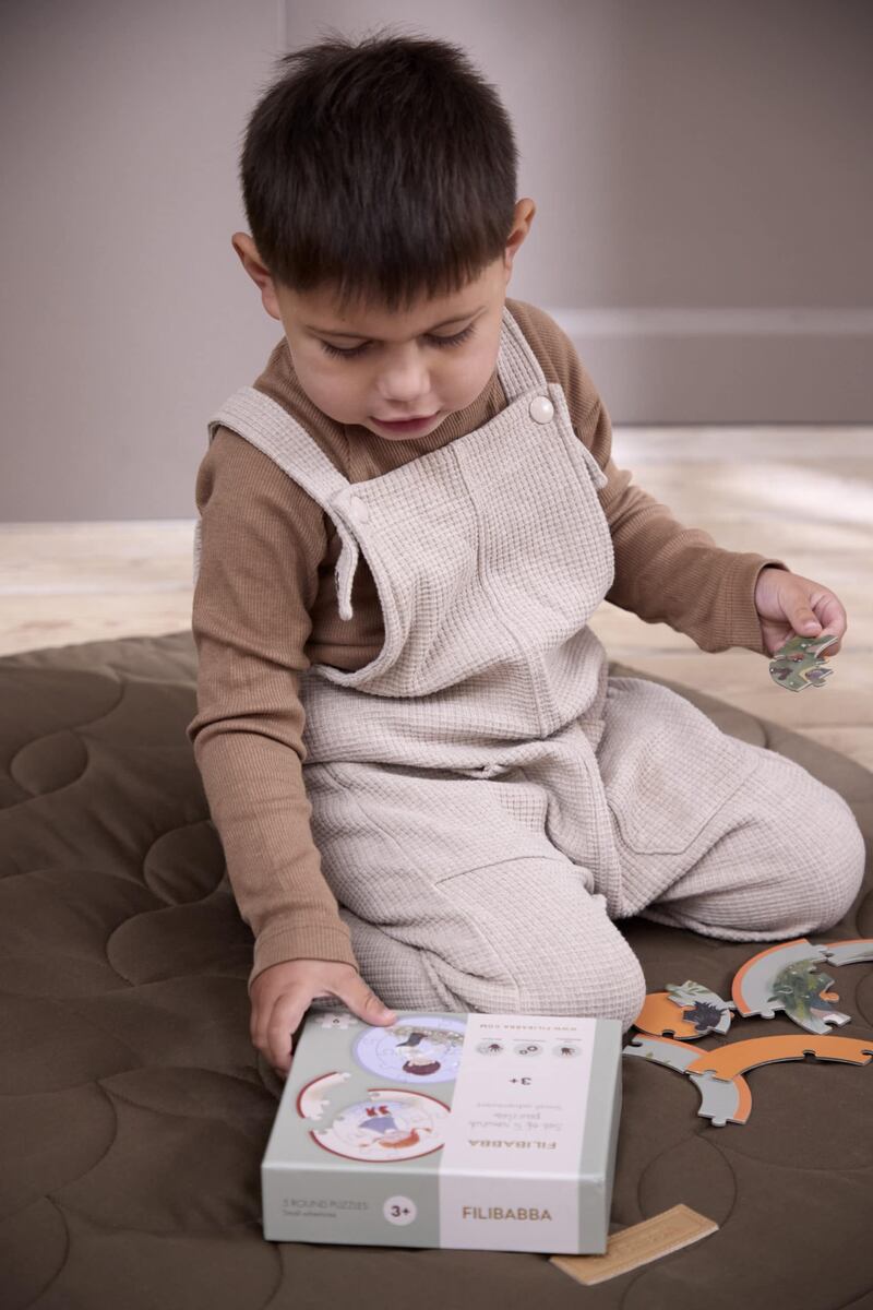Ensemble de 5 puzzles ronds Petits aventuriers Filibabba lifestyle2