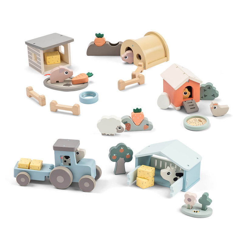 Ensemble de jeu Tiny farm Clucky Multicolore Done by Deer produits 