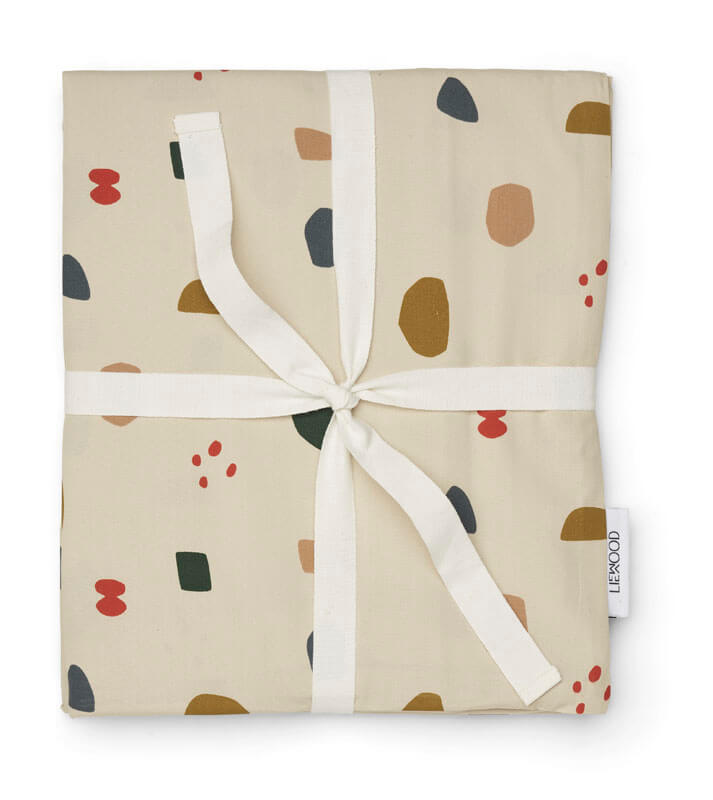 Ensemble Linge de lit Ingeborg Junior Geometric foggy mix Liewood pack