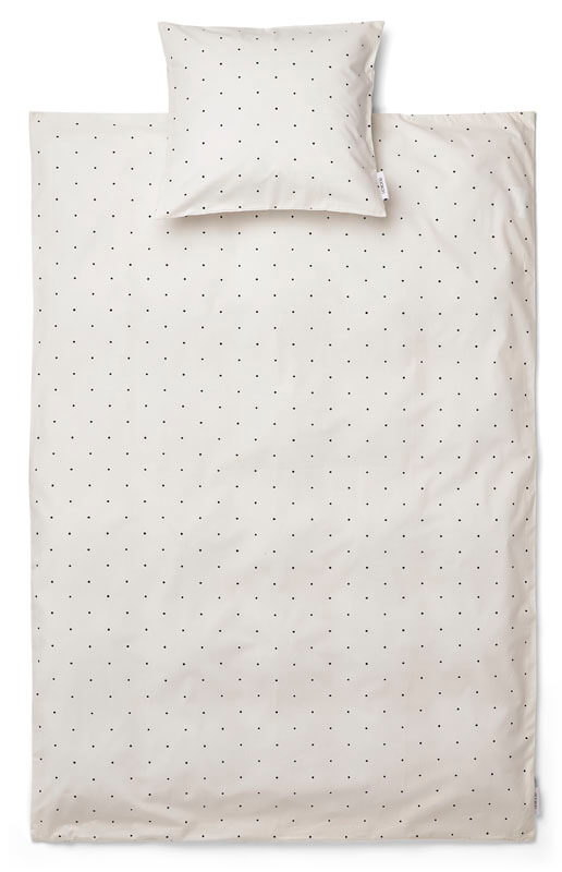 Ensemble Linge de lit Ingeborg Junior Pois Creme de la creme Liewood lit