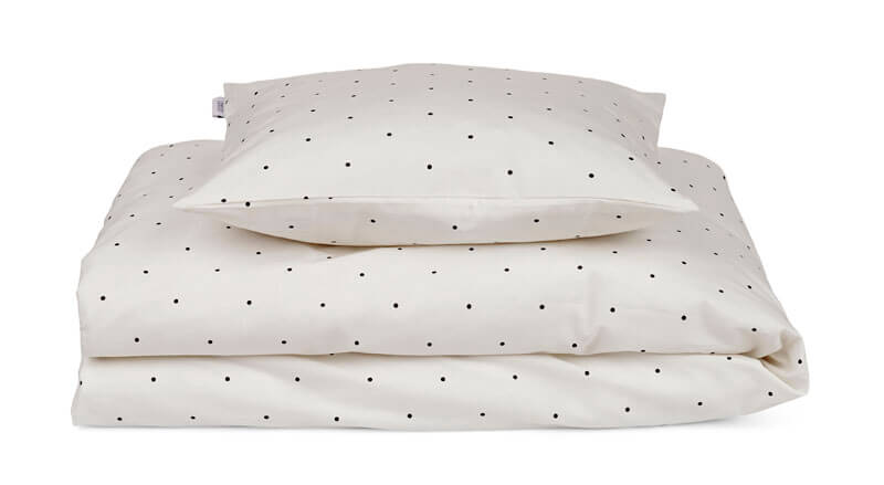 Ensemble Linge de lit Ingeborg Junior Pois Creme de la creme Liewood