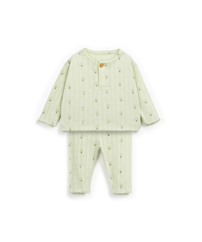 Ensemble pull et pantalon imprimé artichauts Atelier Play Up face