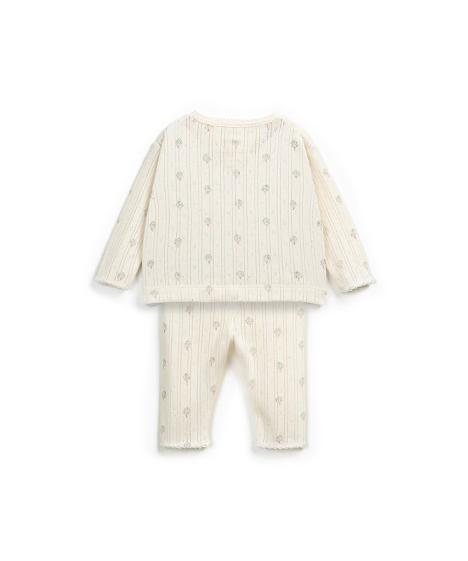 Ensemble pull et pantalon imprimé artichauts Grés  Play Up dos