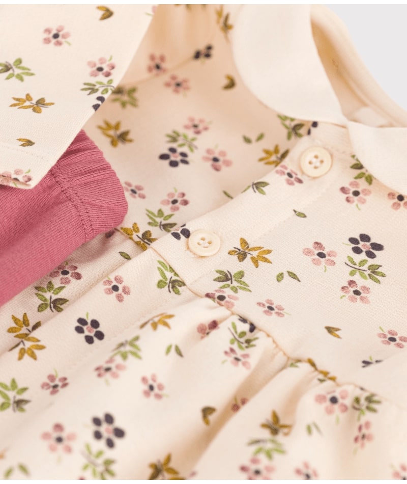 Ensemble Robe et Legging en coton Petit Bateau zoom