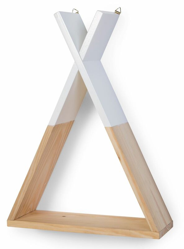 Étagère murale Tipi Naturel/Blanc Childhome Produit