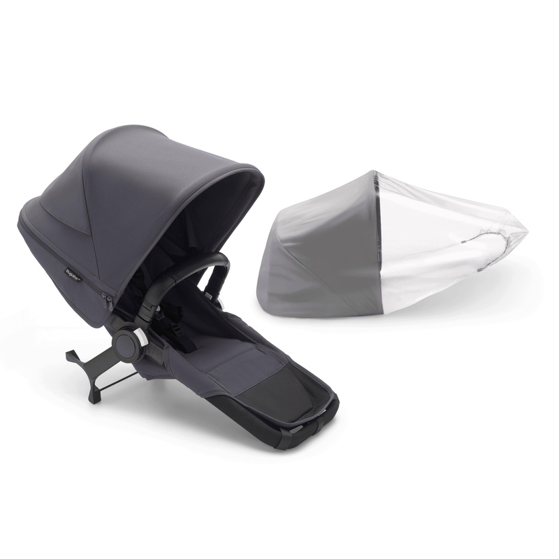 Extension duo poussette Donkey 5 complète (avec capote) Bugaboo stormy blue