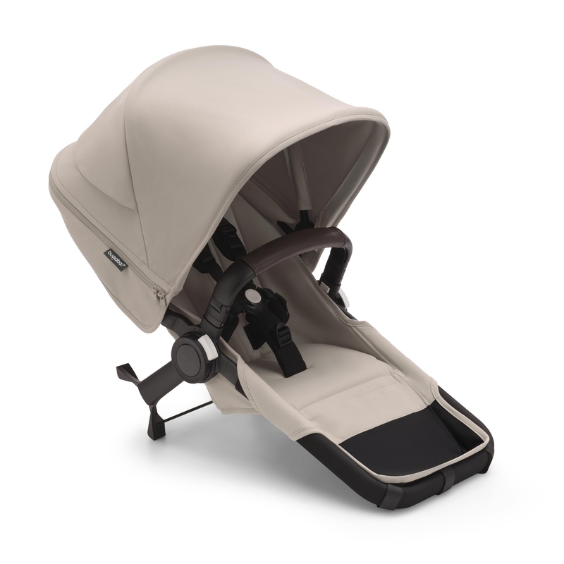 Extension duo poussette Donkey 5 complète (avec capote) Bugaboo taupe desert