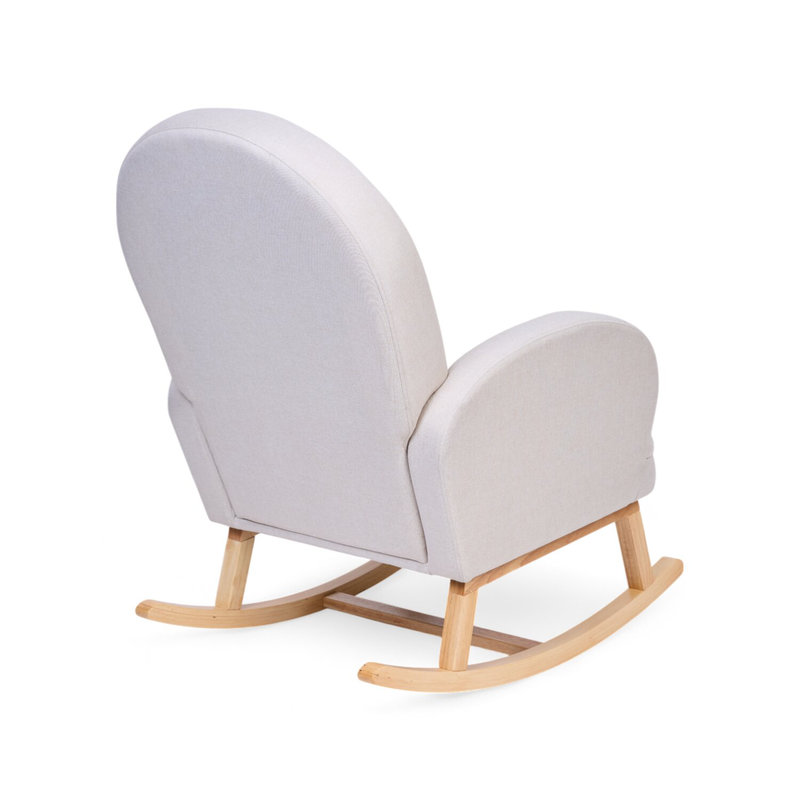 Fauteuil à bascule Lin Beige Childhome derrière 1