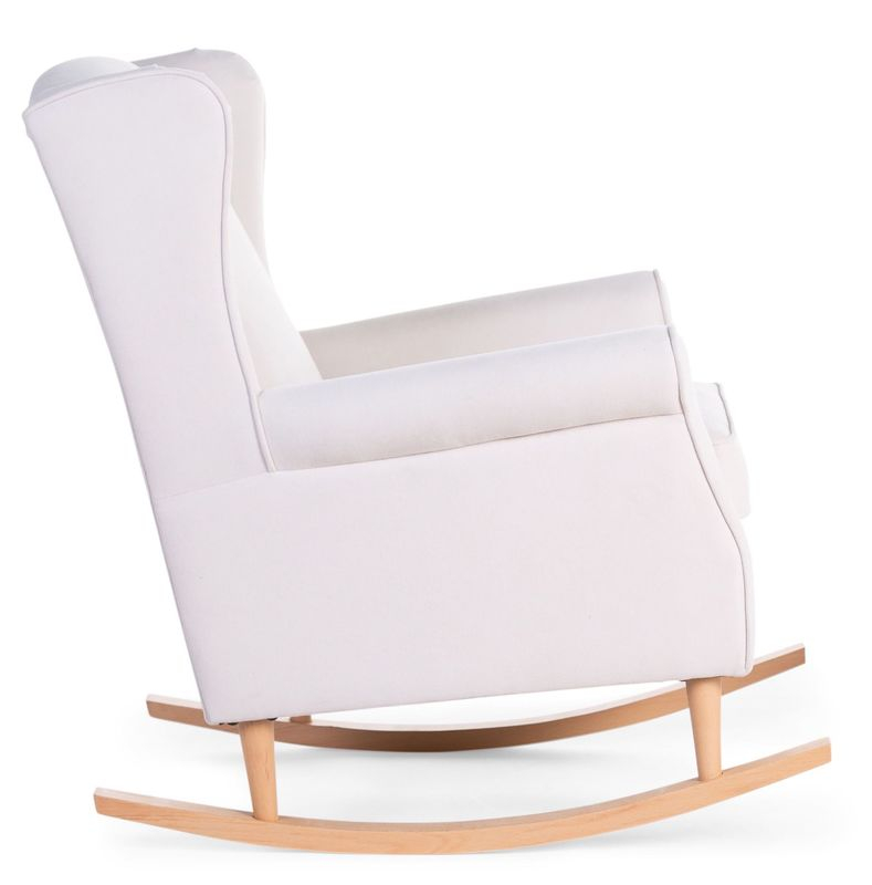 Fauteuil D Allaitement A Bascule Ecru Childhome Bambinou