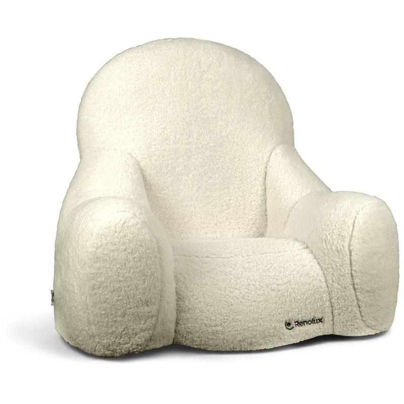 Fauteuil enfant en mousse S'TEDDY Bouclette RENOLUX face