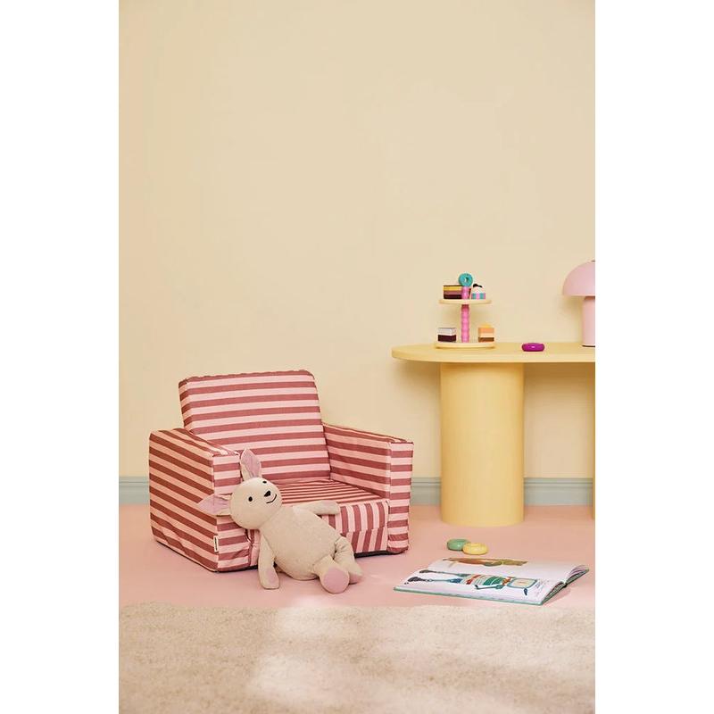 Fauteuil pliable rayé vieux rose KID'S CONCEPT lifestyle