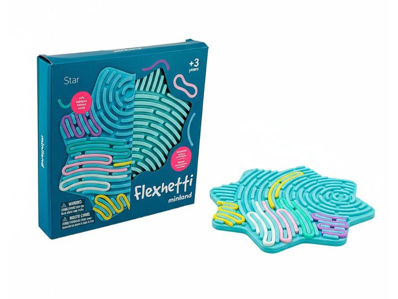 Fidget en silicone Flexhetti Star Miniland produit