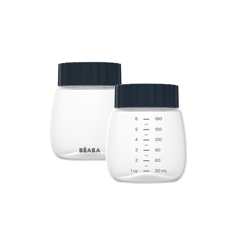 Bouteilels de Recueil et conservation pour tire-lait simple et double BEABA Produit face