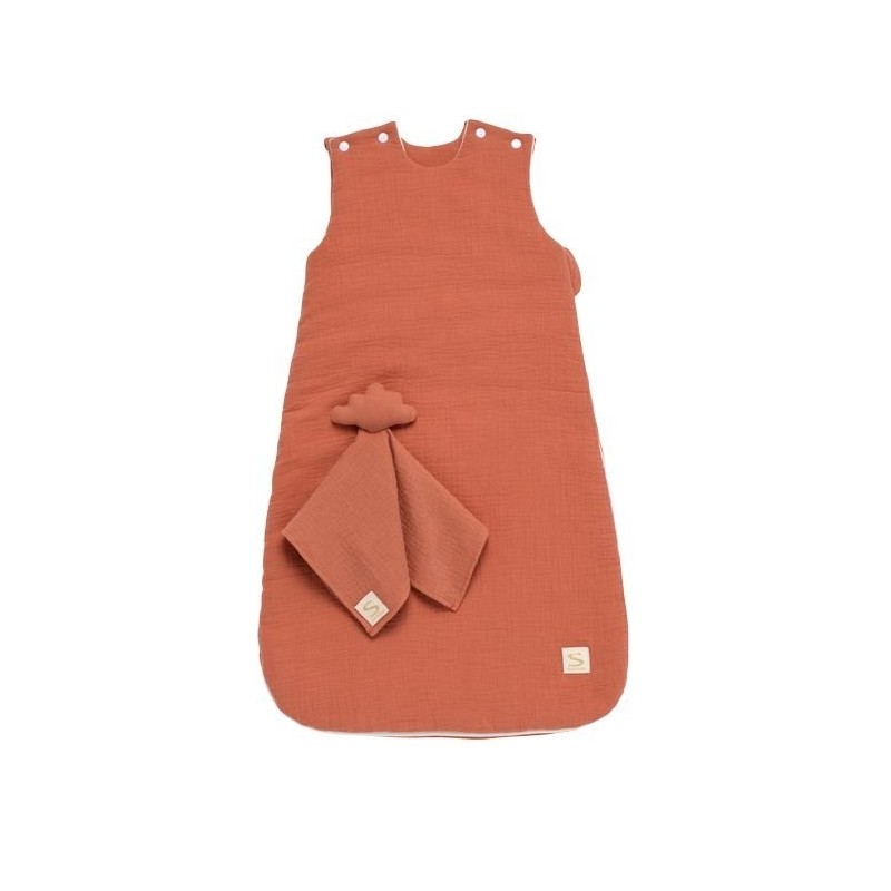 Gigoteuse 0-6 Mois avec Doudou Terracotta Sauthon ensemble