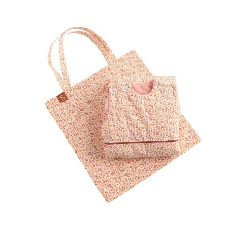 Gigoteuse Hiver 0-6 Mois Motif Floral Esmée Sauthon sac