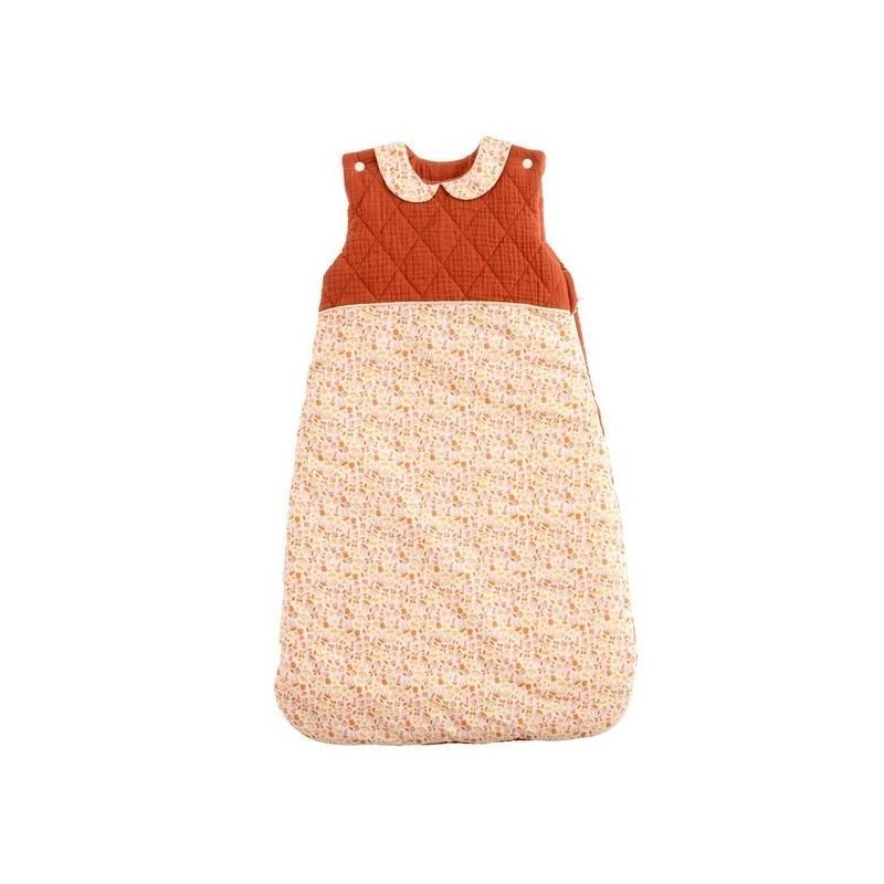 Gigoteuse Hiver 0-6 Mois Terracotta Esmée Sauthon devant