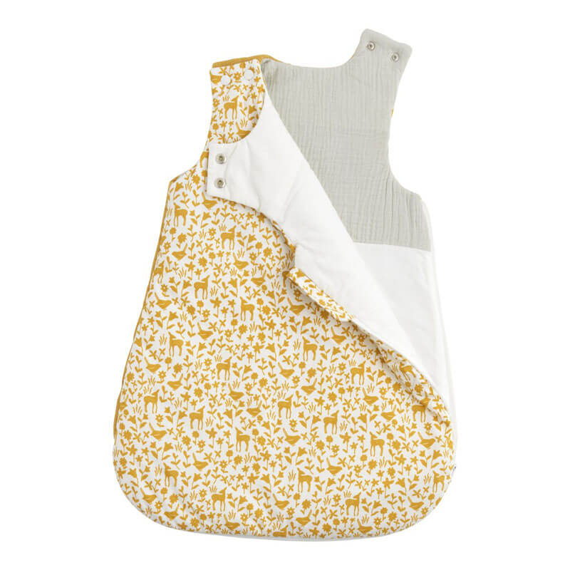 Gigoteuse hiver Promenons-nous TOG 3 jaune topaze naissance Sauthon zip