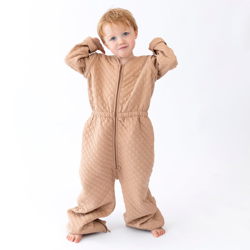 Gigoteuse Magic Bag Pady quilted jersey tog 1,5 Beige 24-36m Bemini lifestyle 2
