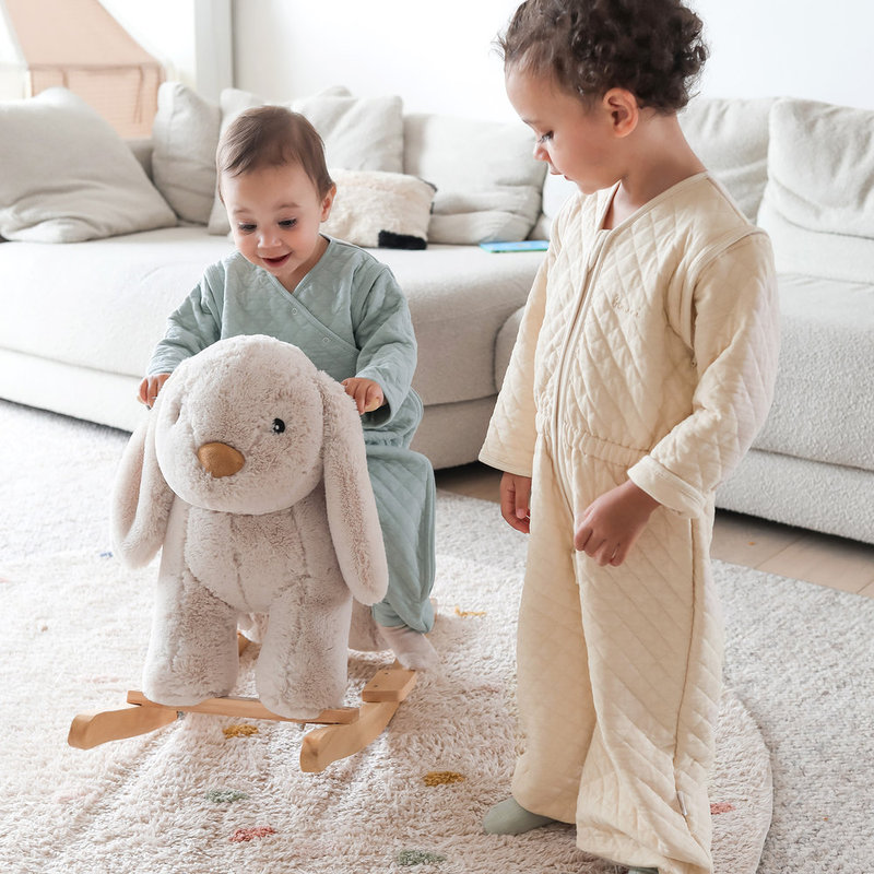 Gigoteuse Magic Bag Pady quilted jersey tog 1,5 Cream 24-36m Bemini lifestyle 4