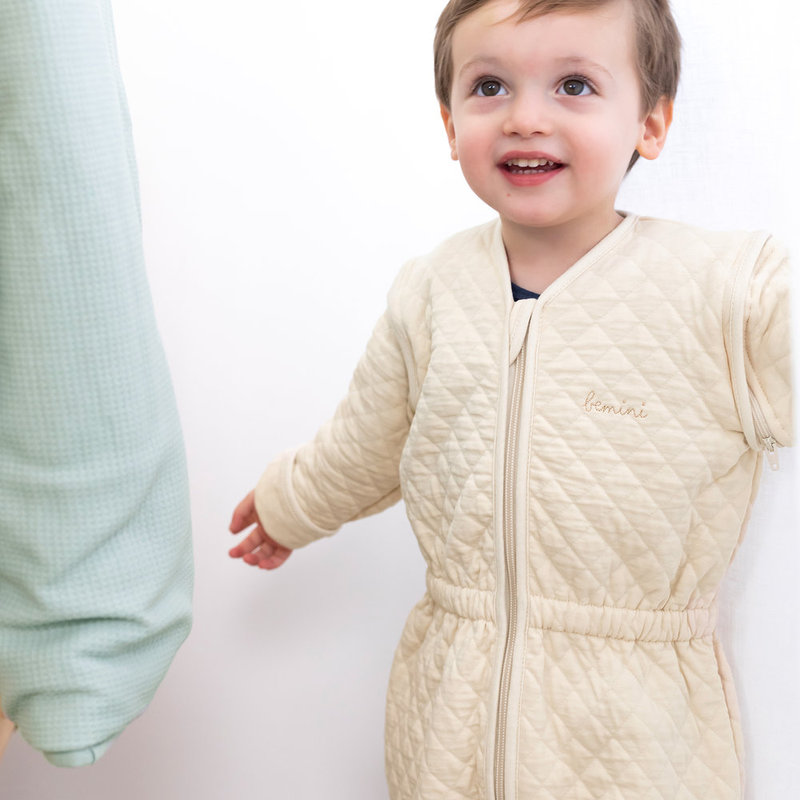 Gigoteuse Magic Bag Pady quilted jersey tog 1,5 Cream 24-36m Bemini lifestyle 2