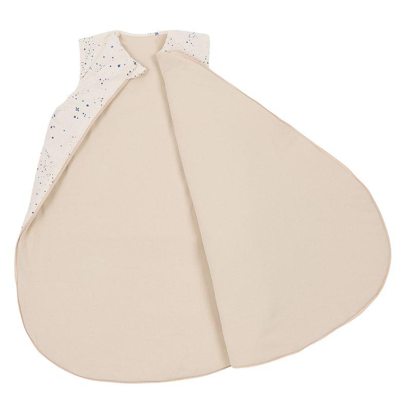 Gigoteuse mi-saison Cocoon en nid d'abeille 6-18 M Opera Blue Miky Way NOBODINOZ ouverte