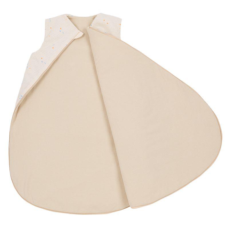 Gigoteuse mi-saison Cocoon en nid d'abeille 6-18 M Opera Orange Cherries NOBODINOZ ouverte