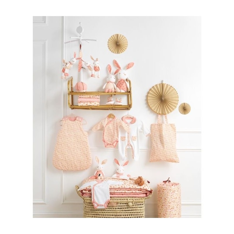 Gigoteuse Naissance Motif Floral Esmée Sauthon lifestyle