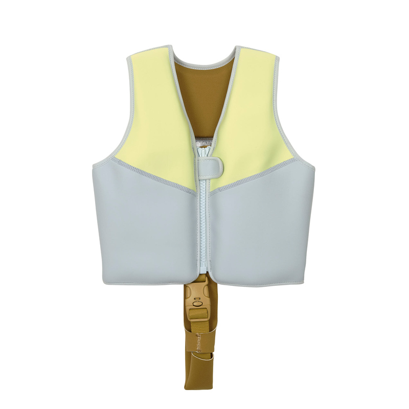 Gilet de natation bleu/citron LASSIG face