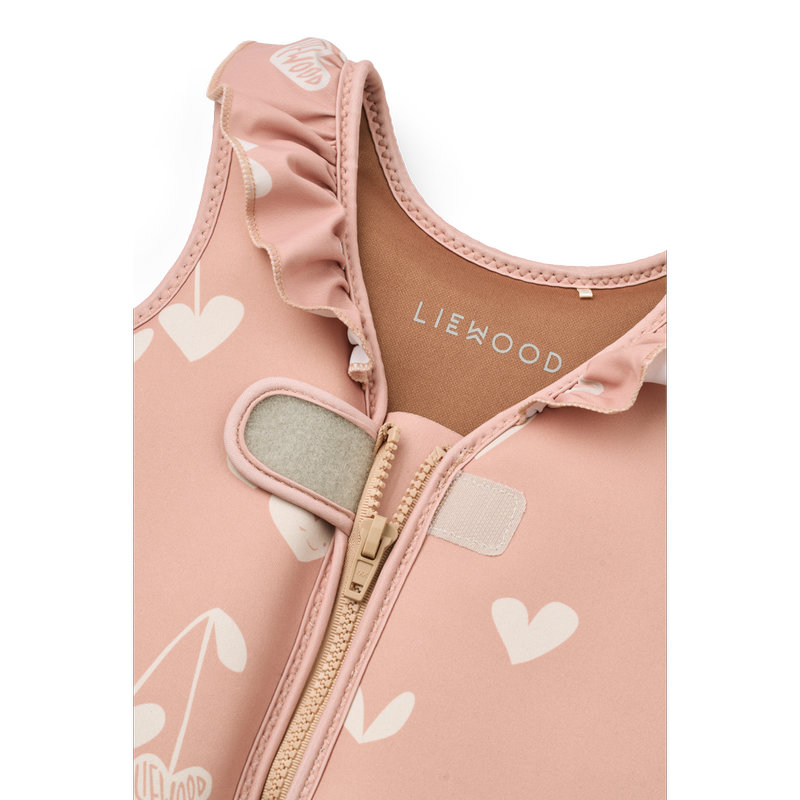 Gilet de natation Dove avec volants 11-15 kg Sweethearts / Pale tuscany Liewood zoom 1