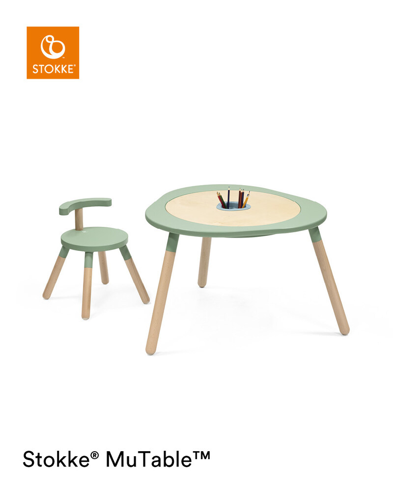 Gobelet de rangement pour table d'activité Mutable™ V2 Stokke ensemble