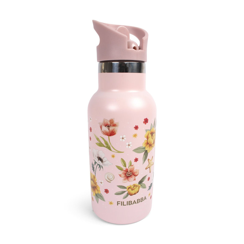 Gourde en acier inoxydable - Ocean Blossom Filibabba bouchon 