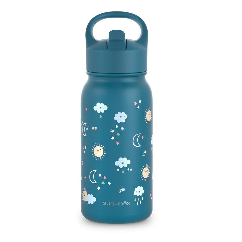 Gourde Inox Enfant 350 ml Colour Essence Couleur aléatoire SUAVINEX bleue