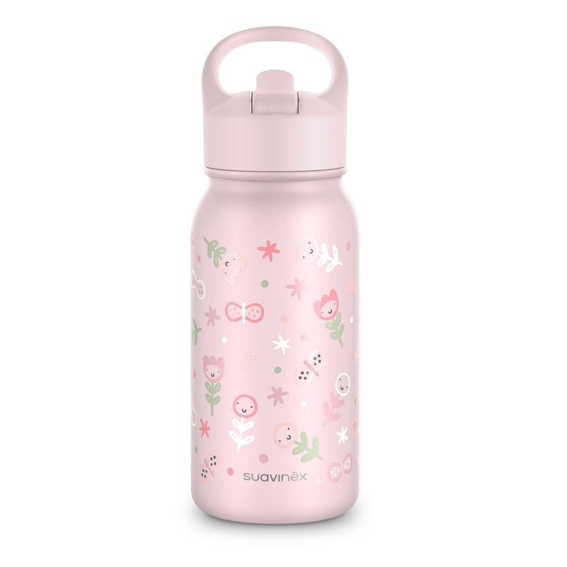 Gourde Inox Enfant 350 ml Colour Essence Couleur aléatoire SUAVINEX rose