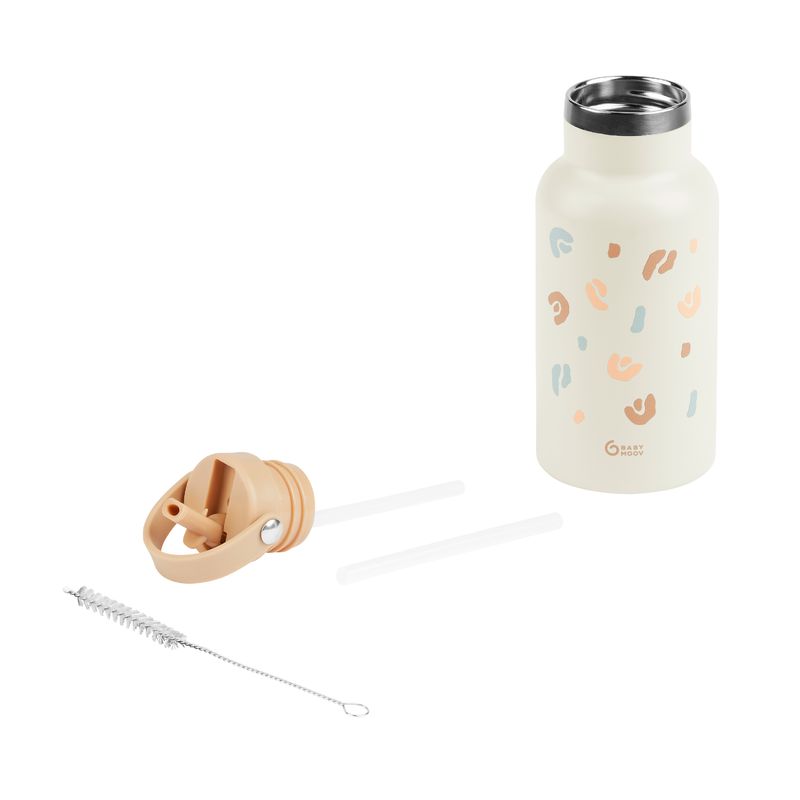 Gourde Inox Little Explorer Ivoire Babymoov éléments