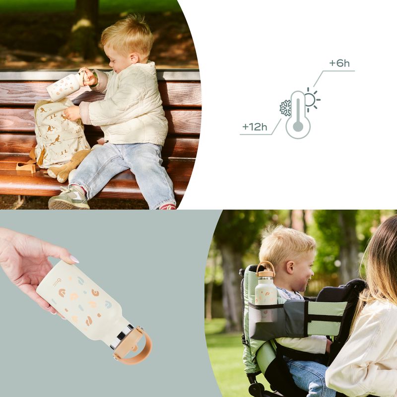 Gourde Inox Little Explorer Ivoire Babymoov informations 2