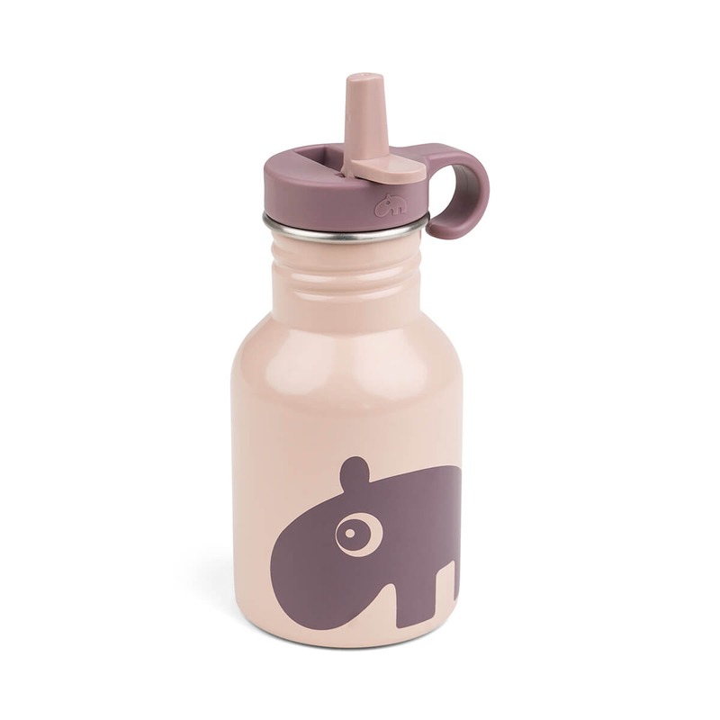 Gourde inox Ozzo Rose DONE BY DEER ouverte