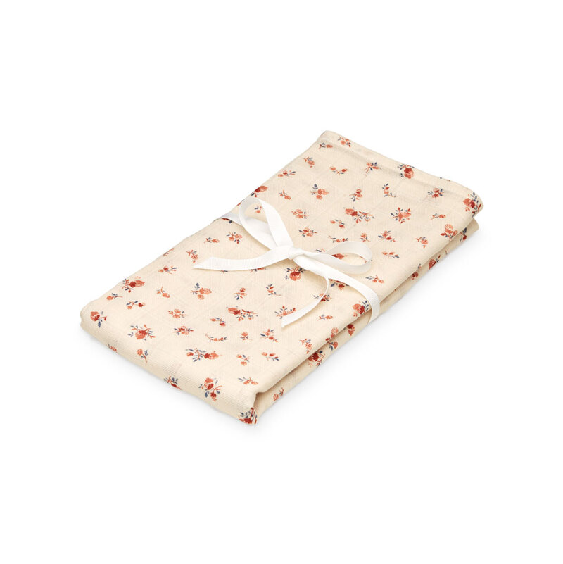 Grand lange en mousseline de Coton Bio Cam Cam berries
