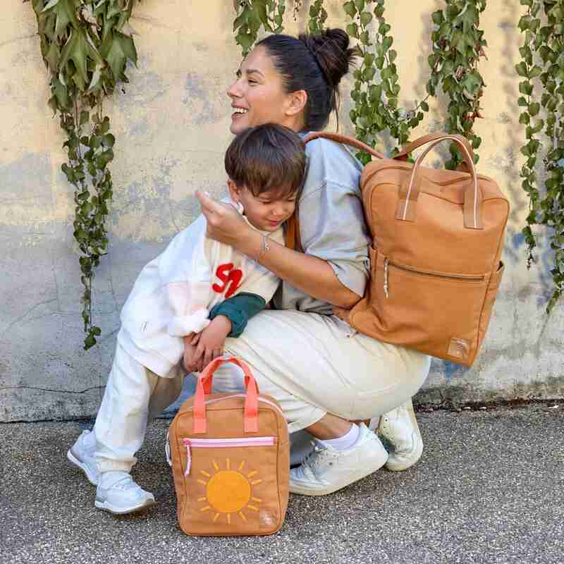 Grand sac à dos carré Little One & Me Lassig lifestyle