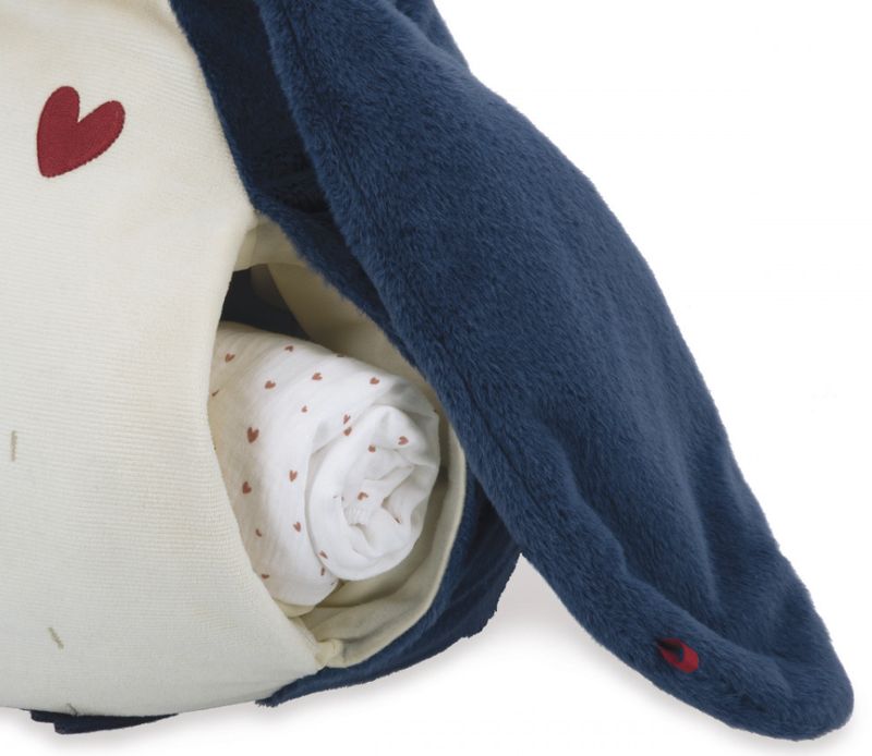 Grande peluche manchot 50 cm et lange d'emmaillotage Kaloo lange