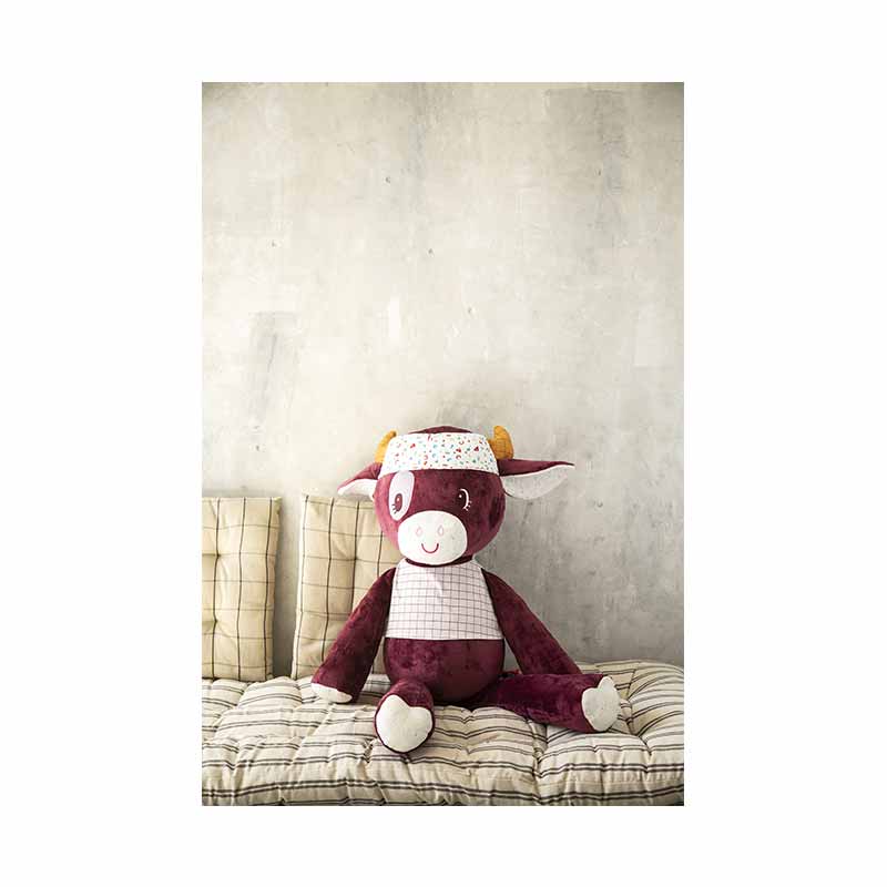 Grande peluche Rosalie la Vache Lilliputiens Ambiance